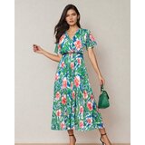 Resti Women's pleated floral midi dress | Eponuda.ba