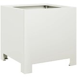 Maison Chic Vrtno cvetlično korito - Cvetlični Lonec belo 30x30x30 cm jeklo, (21789294) Cene