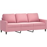  2-dijelni set sofa s jastucima ružičasti baršunasti | Eponuda.com