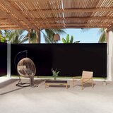 Uvlačiva bočna tenda crna 220 x 1000 cm | shoptok.hr