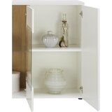 Hom`in komoda, bela, barve hrasta | Shoptok.si