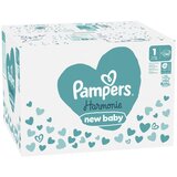 Pampers plenice Harmonie mesečno pakiranje S1 New Baby, 2-5 kg, 180 kos | Shoptok.si