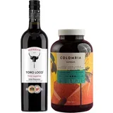 Toro Loco Crveno vino Tinto Superior, 0.75l i Kilo Coffee Roasters Pržena kafa u zrnu Colombia Supremo, 250g