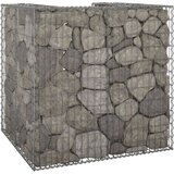 vidaXL Gabionski zid za kantu od pocinčanog čelika 110 x 100 x 110 cm | shoptok.hr