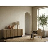 Marckeric Kremno bela/v naravni barvi komoda iz masivnega bora 180x78x43 cm Marlo – | Shoptok.si
