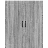 vidaXL Stenska kuhinjska omarica s polico Siva Sonoma 80 x 31 x 100 cm | Shoptok.si