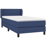  S oprugama i madracem plavi 90 x 200 cm od tkanine | shoptok.hr