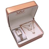  tulip, poklon set, ručni sat i ogrlica, roze zlatna ( 505052 ) Cene