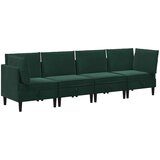  Set namještaja za dnevni boravak 4 pcs Tamnozelena Baršun | Eponuda.ba
