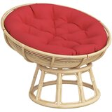  Okrugli jastuk crveni Ø 100 x 11 cm od tkanine Oxford | shoptok.hr