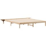  Krevetna konstrukcija s bočnim stolovima Prirodna 180 x 210 cm | shoptok.hr