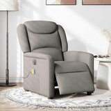 Maison Chic Električni masažni naslanjač - Relax naslanjač taupe blago, (22134372) | Shoptok.si