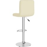 vidaXL Barski stolček krem blago | Shoptok.si