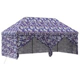 POP-UP Paviljon s 4 Zidova 3 x 6 m Plavi kamuflaža | shoptok.hr