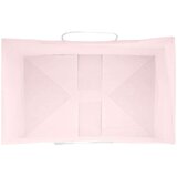 vidaXL Papirnate vrećice 50 kom s ručkama ružičaste 26x17x25 cm | shoptok.hr