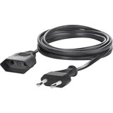 sygonix SY-5042682 tok podaljšek črna 2.00 m H03VVH2-F 2X 0\,75 mm², (20434026) | Shoptok.si