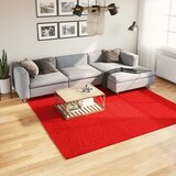 vidaXL Tepih HUARTE kratkih vlakana mekani i perivi crveni 240x240 cm | shoptok.hr