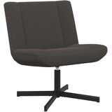  Stolica na kotačiće Tamno siva 63 x 75 x 76 cm Janjeća koža | Eponuda.com