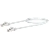 Omrežni kabel (Dolžina: 0,5 m, Bele barve, Vtič RJ45, Do 1 Gbps)