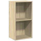 Furnova Knjižna omara 2-nadstropna sonoma hrast 40x30x76,5cm iverna pl., (21932870) | Shoptok.si