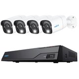 Reolink NVR snemalnik NVS8-12MB4 4K, 12MP, 8 kanalni NVR, 2TB HDD, 4x kamera POE | Shoptok.si