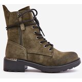EVENTO High ankle boots with zippers green Maisa | Eponuda.ba