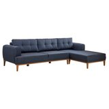 Atelier Del Sofa ugaona garnitura Vina Corner Dark Blue Atlantic Pine
