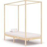  Posteljni okvir z baldahinom iz trdne borovine 90x200 cm Cene