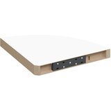  Plutajuća kutna polica bijela 35x35x3,8 cm MDF | shoptok.hr