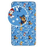 Jerry Fabrics Modra napenjalna bombažna otroška rjuha 90x200 cm Paw Patrol – Cene