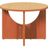  Klubska miza Voščeno rjava 50 x 50 x 35 cm Trdna borovina, (5000073338) | Shoptok.si