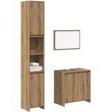  3-dijelni set kupaonskog namještaja käsityöläinen tammi | shoptok.hr