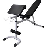  Klupa za vježbanje sa stalkom za utege i setom utega 60,5 kg | shoptok.hr