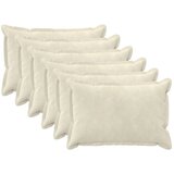  Presvlaka za jastuk 6 kom. HOUTEN Krem 50 x 80 cm - Dizajn s paspulom Krem 6 | shoptok.hr