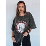 DStreet T-shirt damski JOSHUA ciemnoszary | shoptok.hr