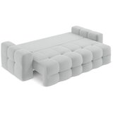Makamii Svijetlo siva sklopiva sofa od bouclé tkanine 255 cm Milu – | shoptok.hr