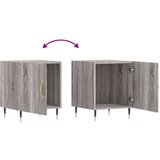 vidaXL Nočna omarica siva sonoma 40x40x50 cm inženirski les | Shoptok.si