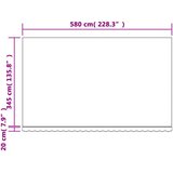  Zamjenska tkanina za tendu raznobojna prugasta 6 x 3,5 m | shoptok.hr