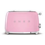 Smeg TSF01PKEU 2-Schlitz-Toaster Kompakt 50&#039;s Retro Style, Cadillac Pink cene