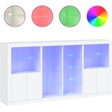  Komoda s LED svjetlima bijela 202x37x100 cm | Eponuda.com