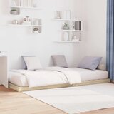 Krevet s daskama Sonoma hrast 90 x 200 cm Konstruirano drvo | Shoptok.si