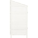  Vrtno spremište bijelo 55 x 52 x 112 cm od masivne jelovine | Eponuda.ba