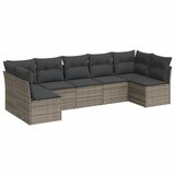  7-dijelni set vrtnih sofa sivi od poliratana | shoptok.hr