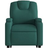  Naslonjač na podizanje od tkanine tamnozeleni | shoptok.hr