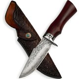  Damaščanski Outdoor Nož YB-42095 - Smeđi Cijene