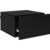 vidaXL Nočna omarica 2 pcs Črni hrast 35 x 35 x 20 cm Konstruiran les | Shoptok.si