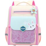 Lean_Toys Školski ruksak s motivom zečića i reflektirajućim materijalima 21L - pastelne boje Cijene
