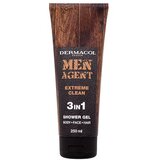 Dermacol Men Agent Extreme Clean 3in1 gel za prhanje 250 ml za moške | Shoptok.si