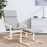  Tabure svjetlosivi 51 x 41 x 40 cm od tkanine | shoptok.hr