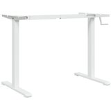  Samostojeći okvir za stol bijeli (94-135)x60x(70-114) cm čelik | shoptok.hr